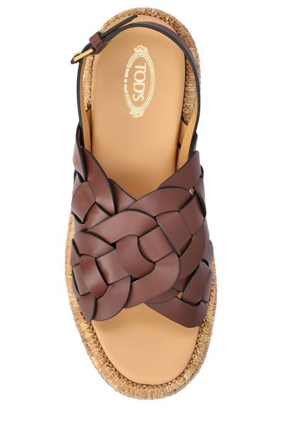 45MM WOVEN SANDALS