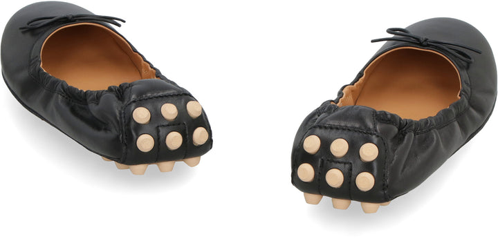 'BUBBLE' BALLERINA FLATS