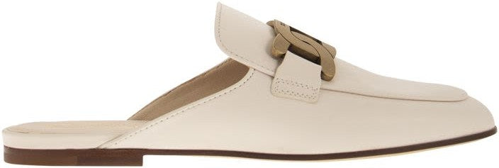 LEATHER SABOT