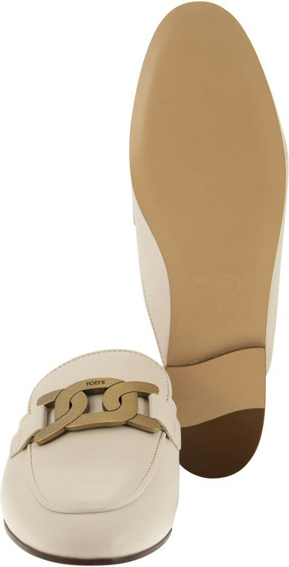 LEATHER SABOT