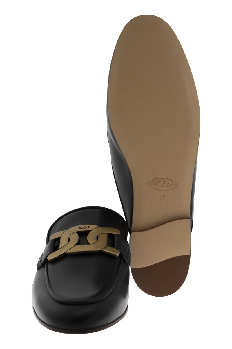LEATHER SABOT