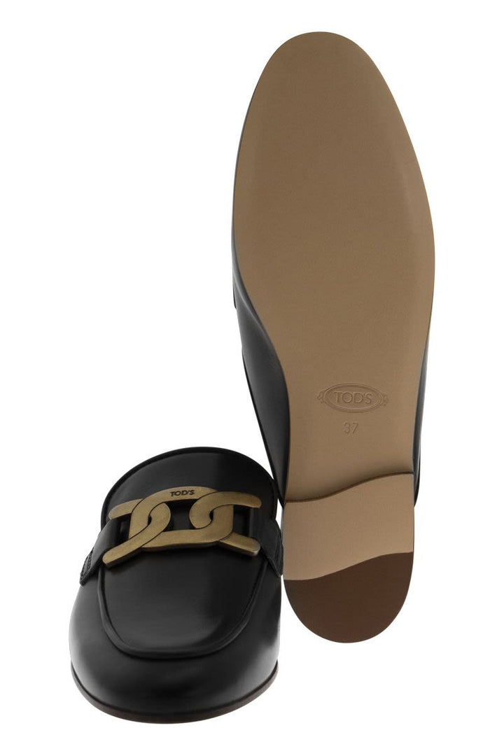 LEATHER SABOT