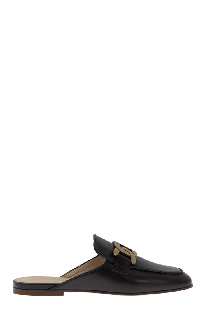 LEATHER SABOT