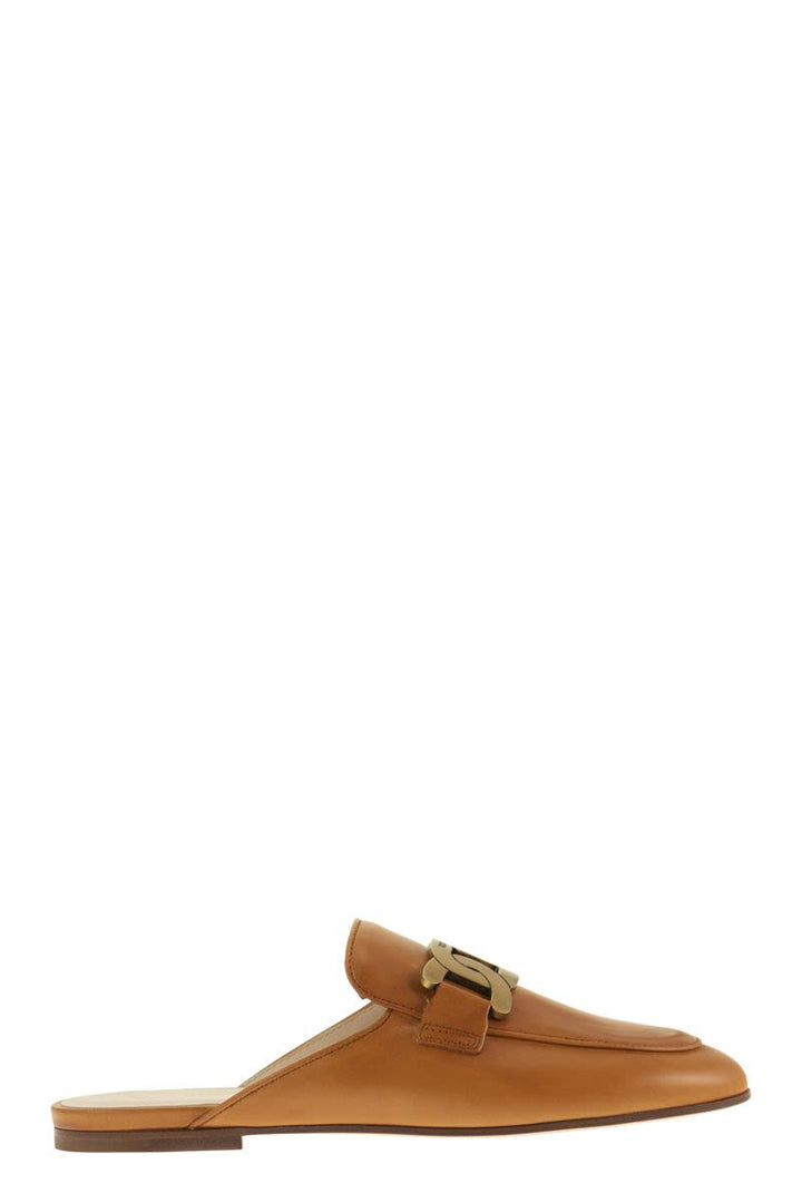 LEATHER SABOT