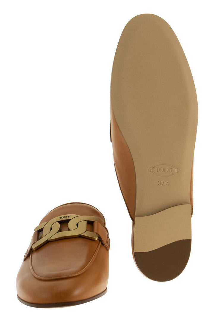 LEATHER SABOT