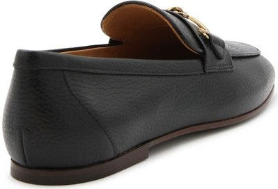 LEATHER LOAFERS WITH BOW