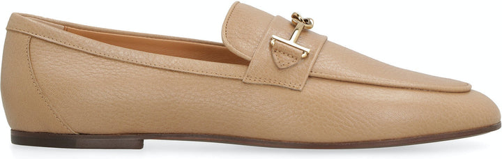 LEATHER LOAFERS WITH BOW