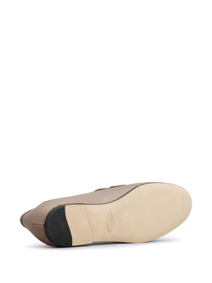 LOGOPLAQUE LEATHER LOAFERS