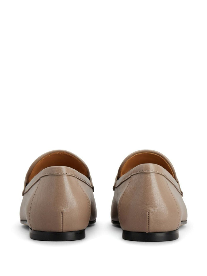 LOGOPLAQUE LEATHER LOAFERS