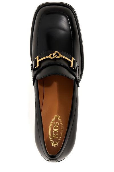 LEATHER CHAIN DETAILED HEELS