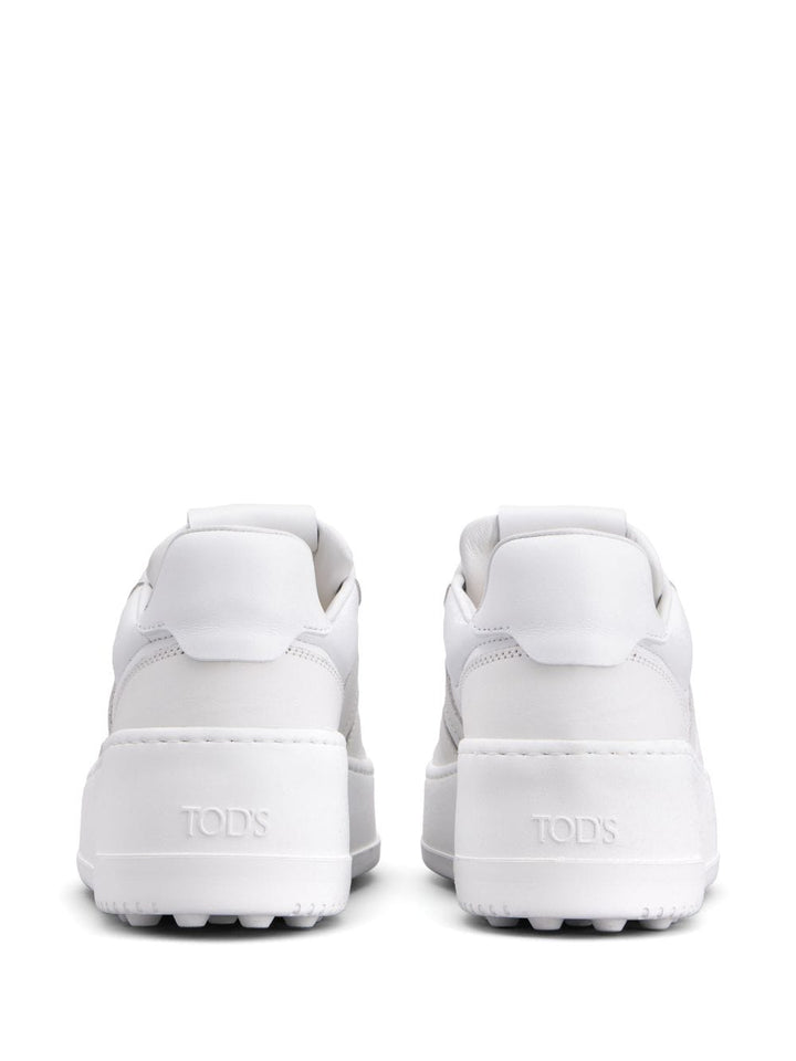 LEATHER PLATFORM SNEAKERS