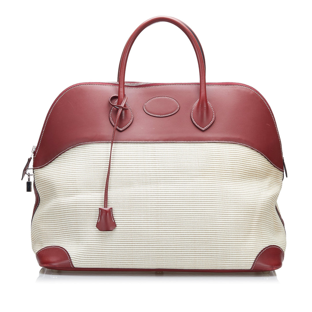 Hermes Toile Bolide 35 Travel Bag