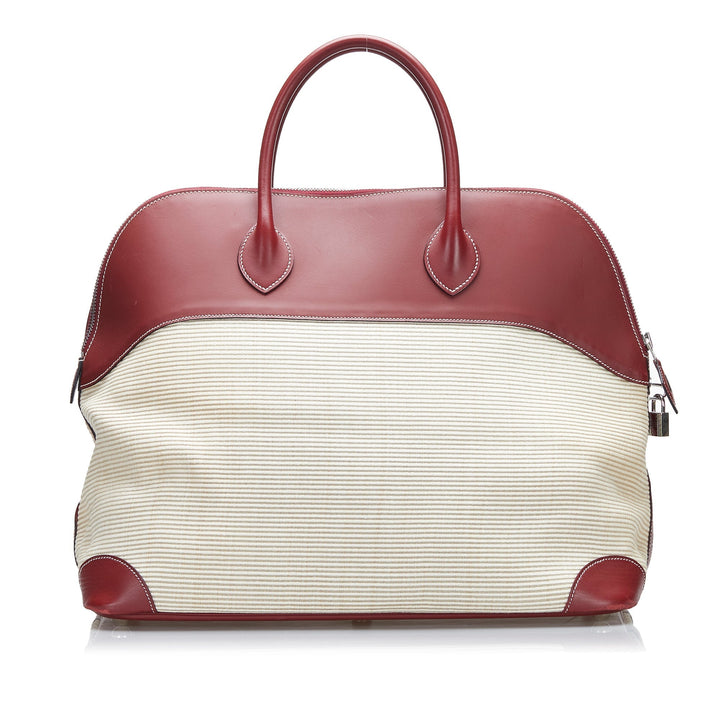 Top quality Hermes Toile Bolide 35 Travel Bag