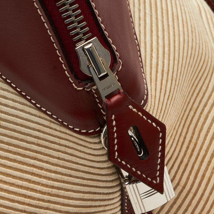 Top quality Hermes Toile Bolide 35 Travel Bag