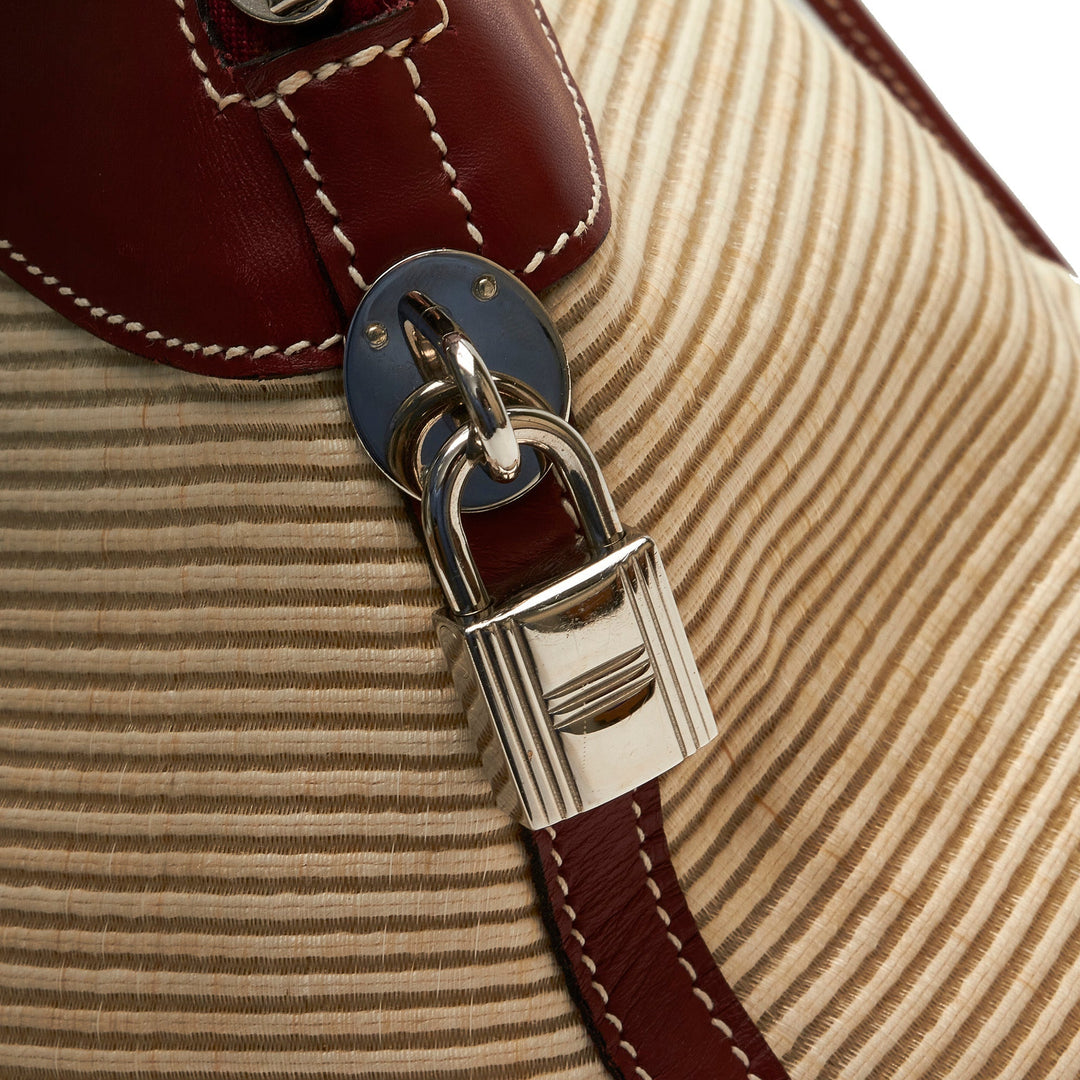 Top quality Hermes Toile Bolide 35 Travel Bag
