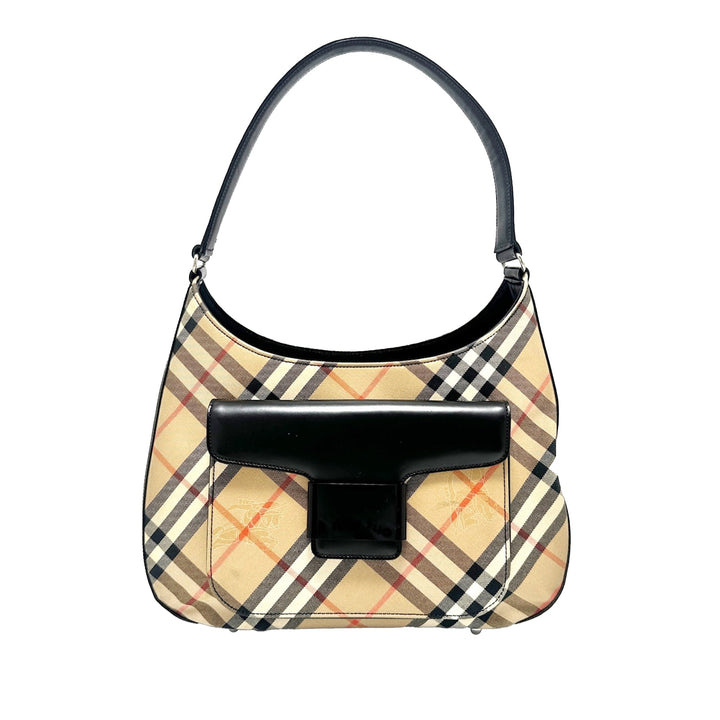 BURBERRY Haymarket Check Shoulder Bag