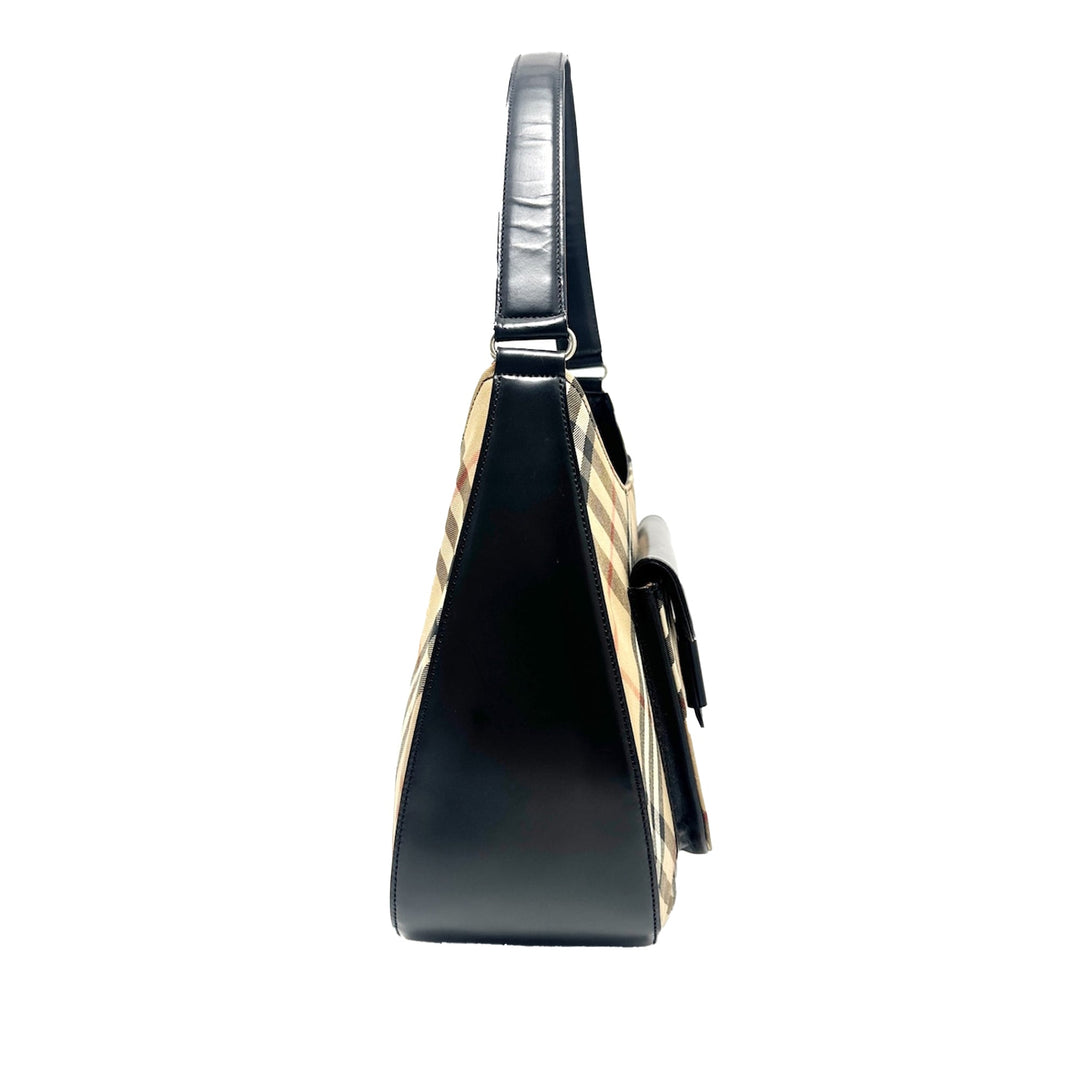 BURBERRY Haymarket Check Shoulder Bag