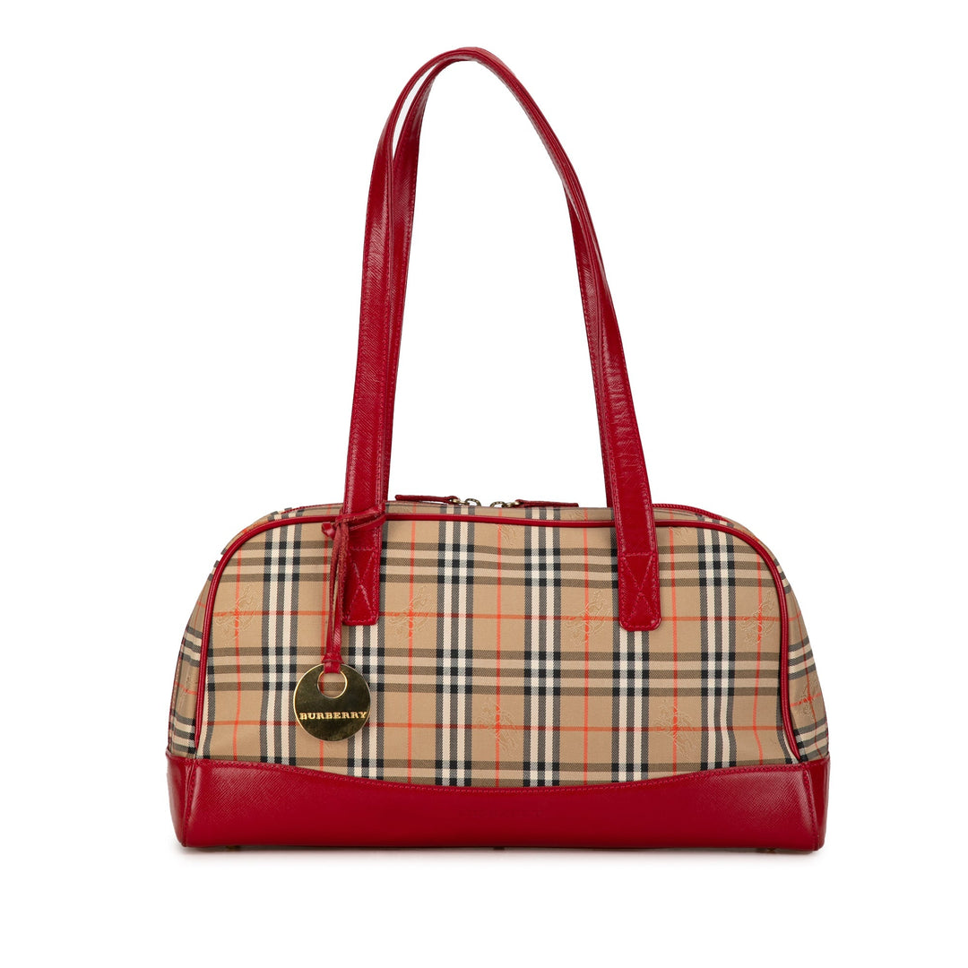 BURBERRY Haymarket Check Shoulder Bag
