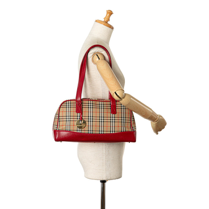 BURBERRY Haymarket Check Shoulder Bag