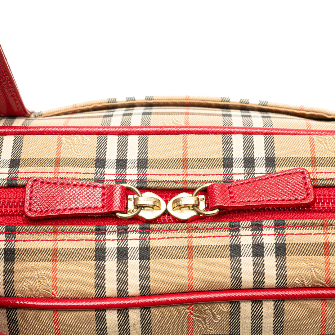 BURBERRY Haymarket Check Shoulder Bag
