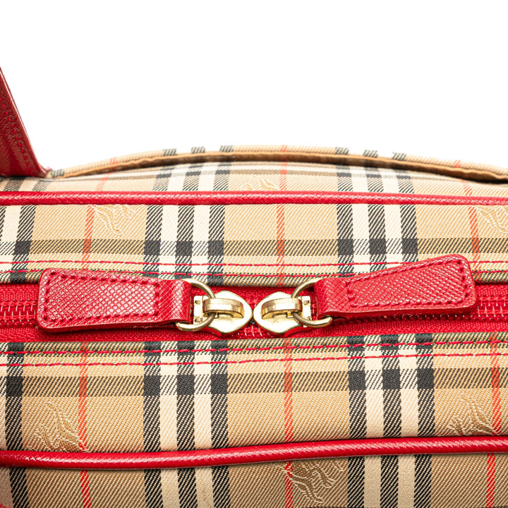 BURBERRY Haymarket Check Shoulder Bag