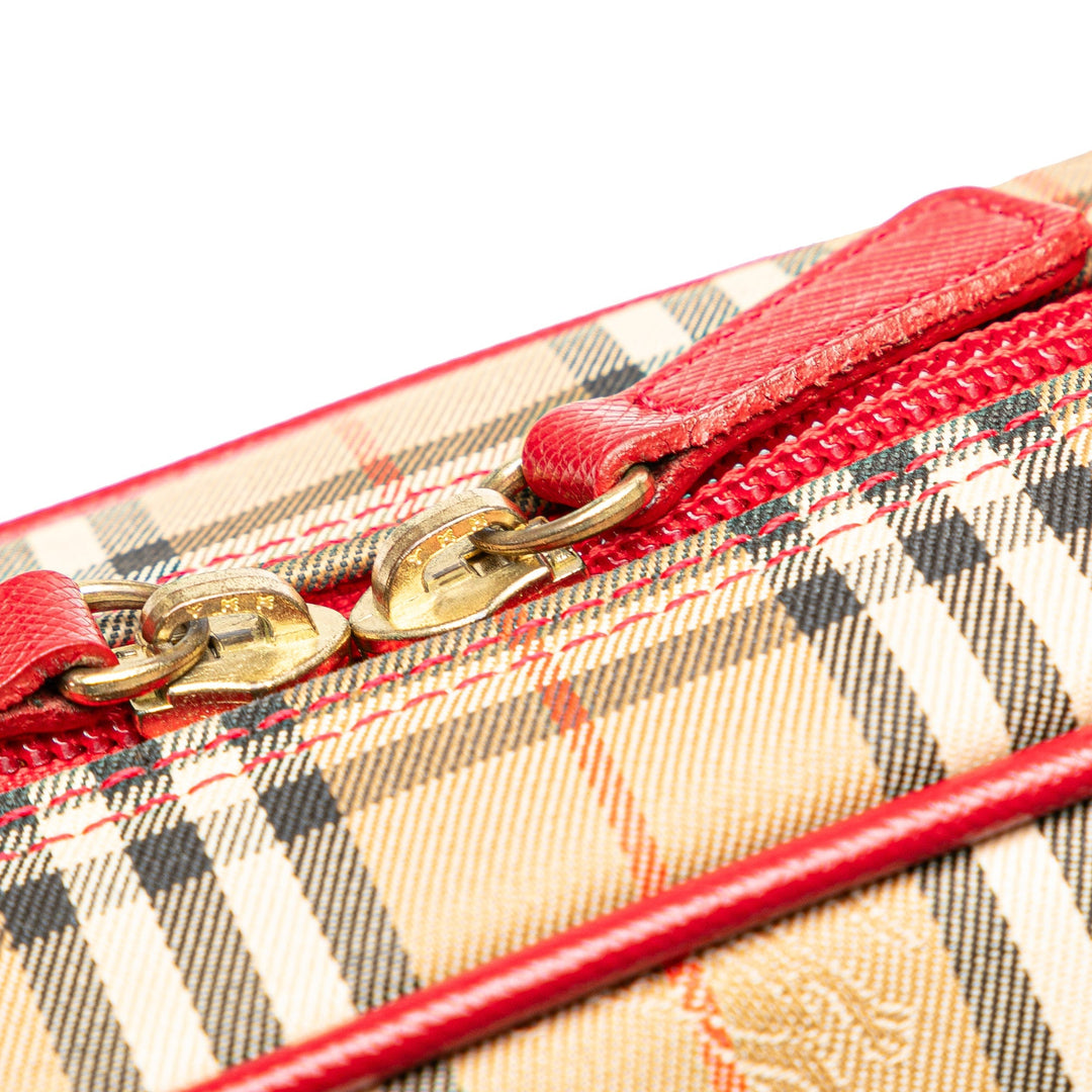 BURBERRY Haymarket Check Shoulder Bag
