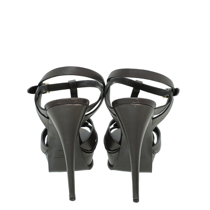 YSL Chocolate Tribute Sandal 40