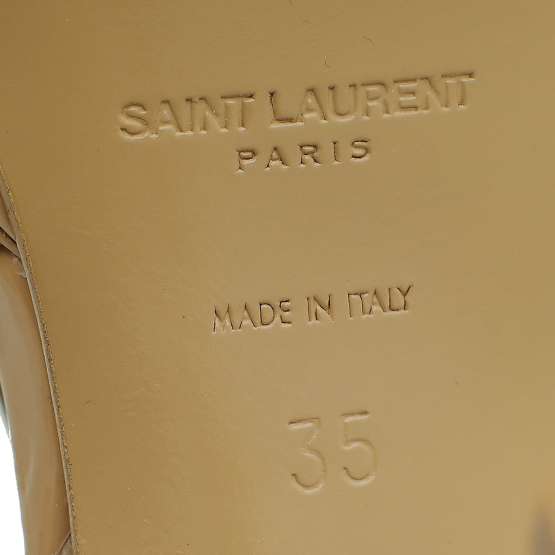 YSL Nude Tribute Sandal 35