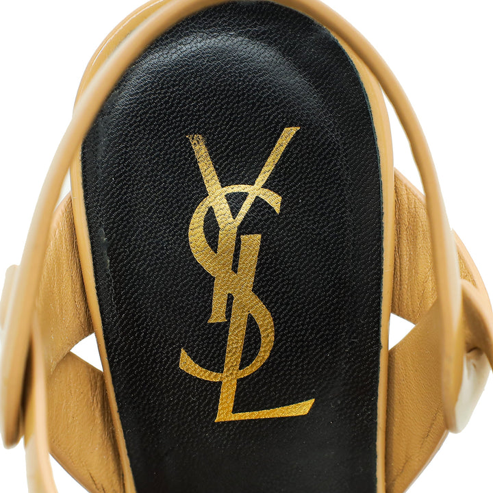 YSL Nude Tribute Sandal 35
