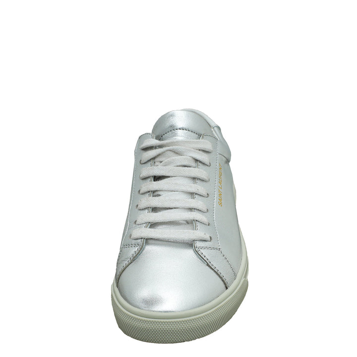 YSL Silver Metallic Andy Sneaker 37