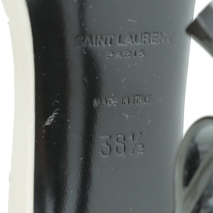 YSL White Opyum Pumps 38.5