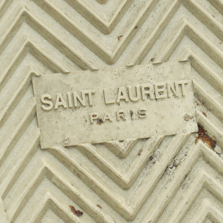 YSL Old Rose Stars Court Sneakers 38