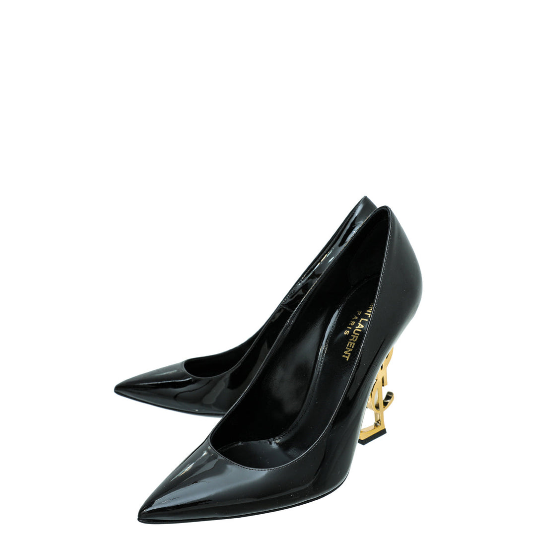YSL Black Opyum Pumps 39
