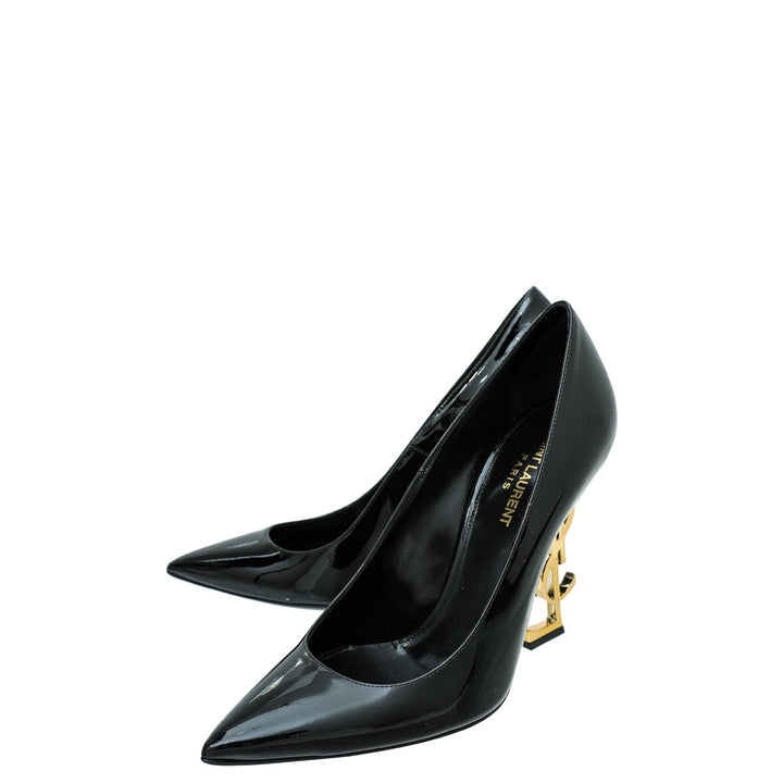 YSL Black Opyum Pumps 39