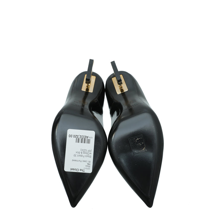 YSL Black Opyum Pumps 39
