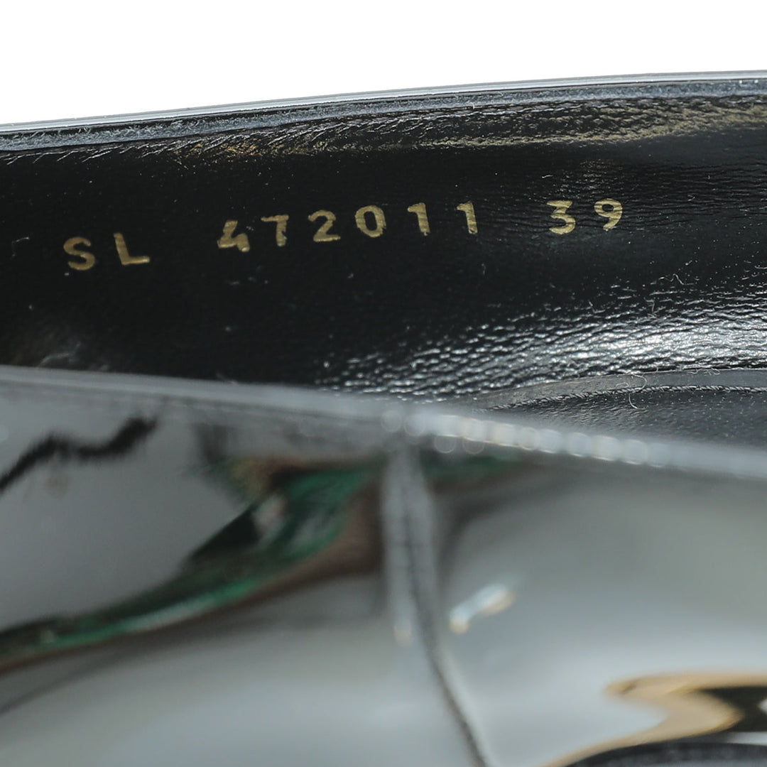YSL Black Opyum Pumps 39