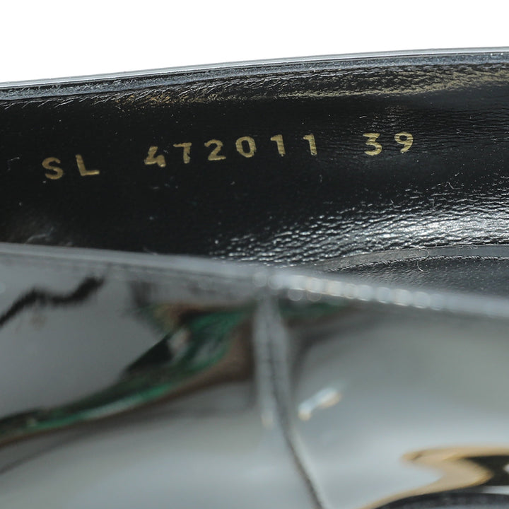 YSL Black Opyum Pumps 39
