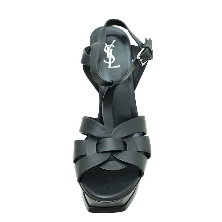 YSL Black Tribute Sandal 40