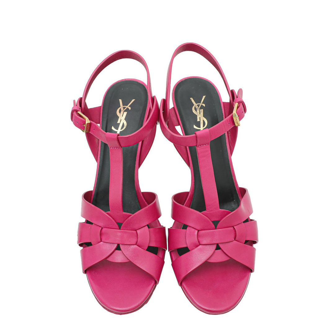 YSL Fuchsia Tribute Sandal 39