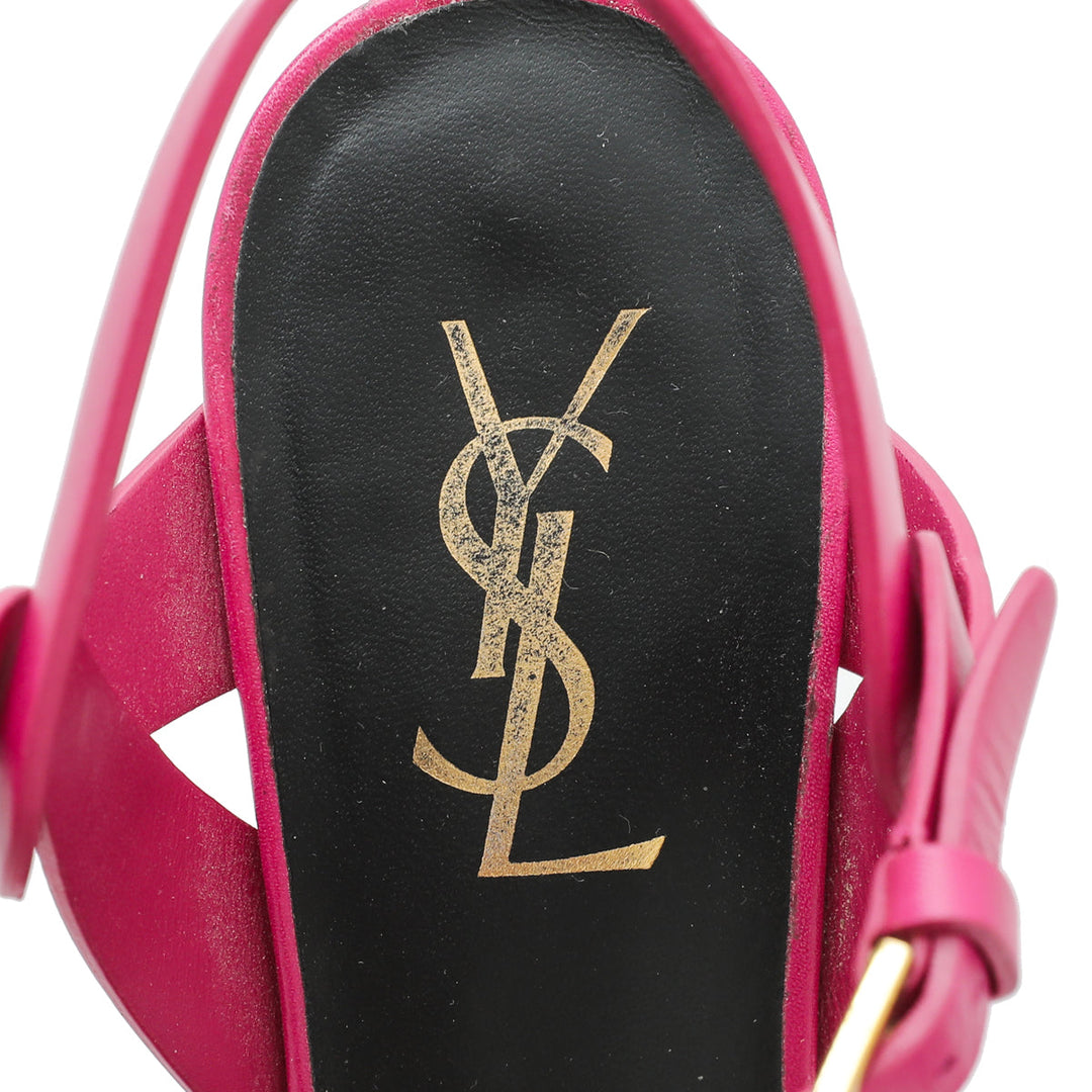 YSL Fuchsia Tribute Sandal 39