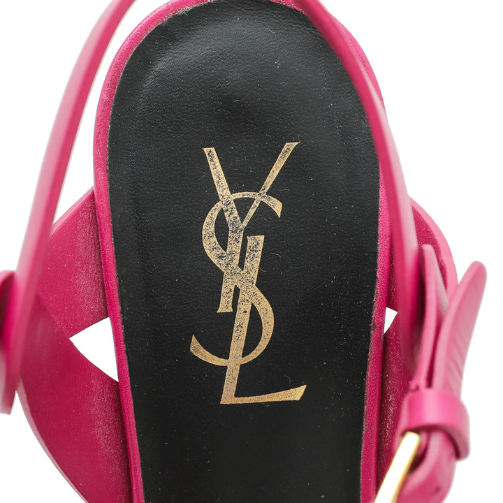 YSL Fuchsia Tribute Sandal 39