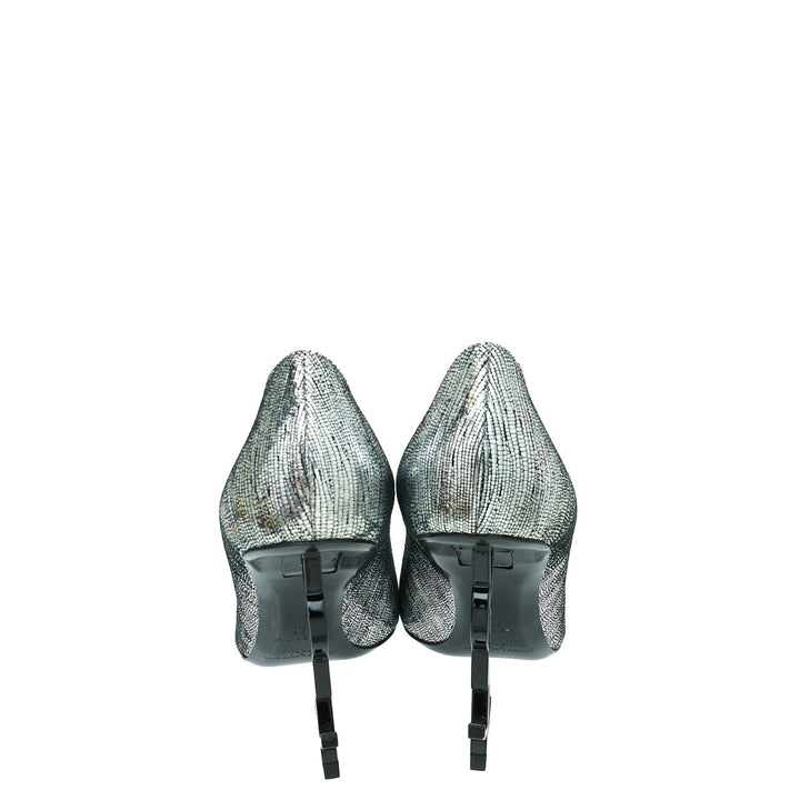 YSL Bicolor Opyum Pumps 36