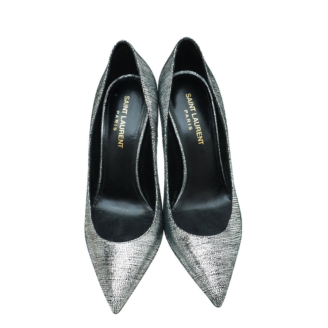 YSL Bicolor Opyum Pumps 36
