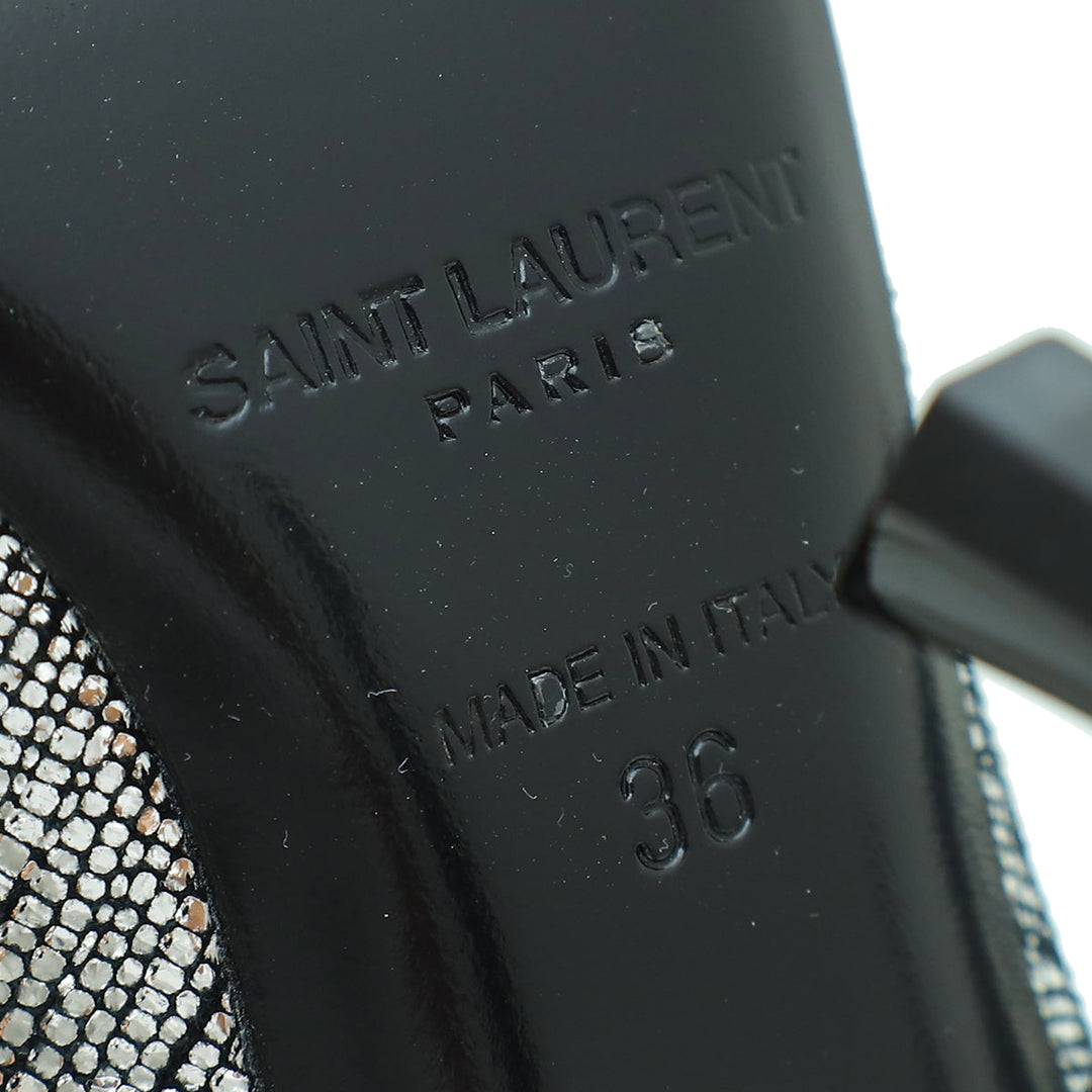 YSL Bicolor Opyum Pumps 36