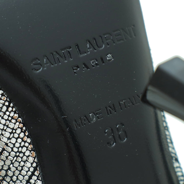 YSL Bicolor Opyum Pumps 36