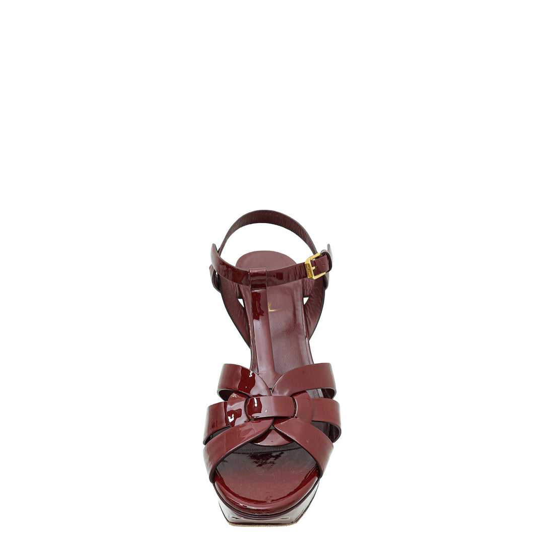 YSL Red Tribute Sandal 37