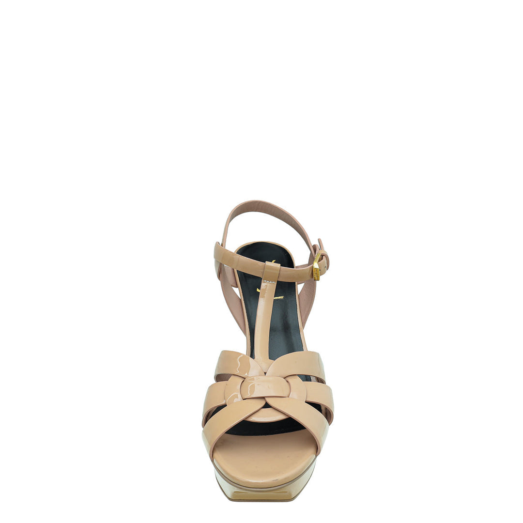 YSL Nude Tribute Sandal 38.5