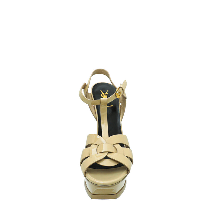 YSL Beige Tribute Sandal 40