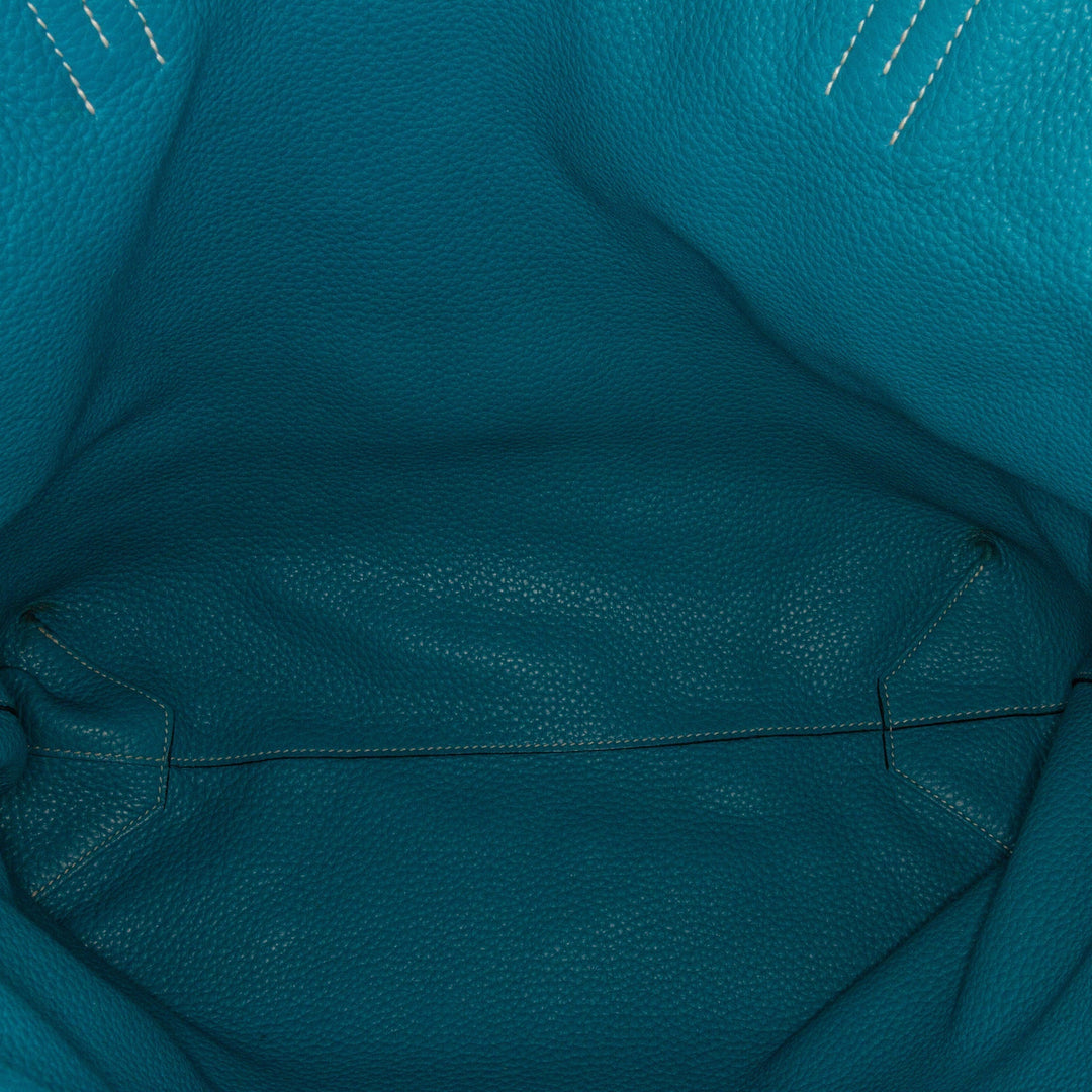 Blue Top quality Hermes Reversible Double Sens 45 Tote Bag