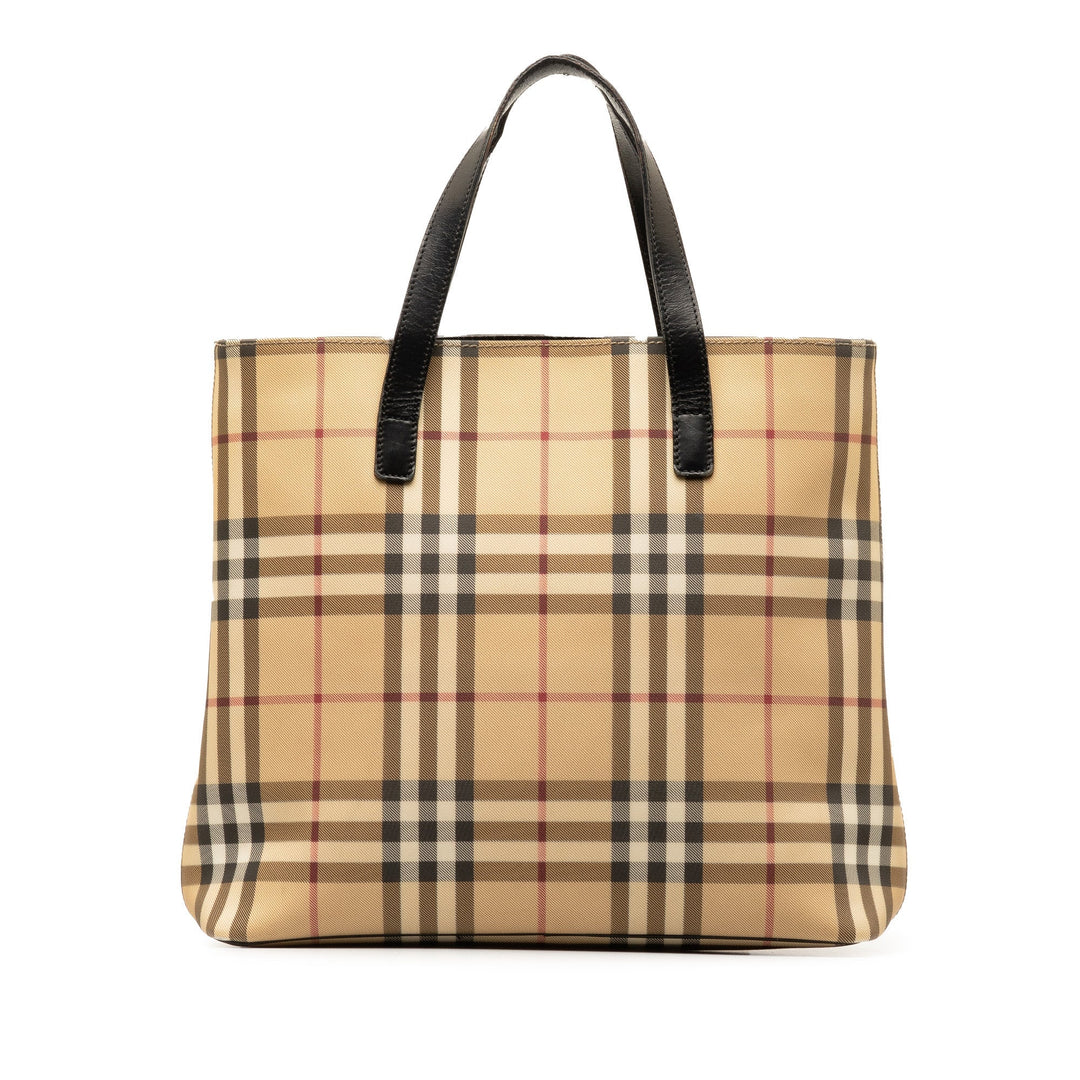 BURBERRY House Check Tote Tote Bag